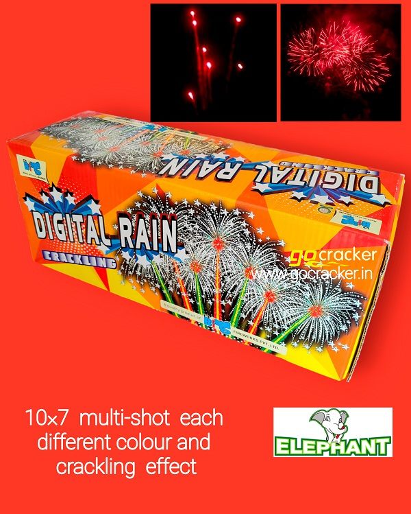 DIGITAL RAIN INF ELEPHANT FIREWORKS