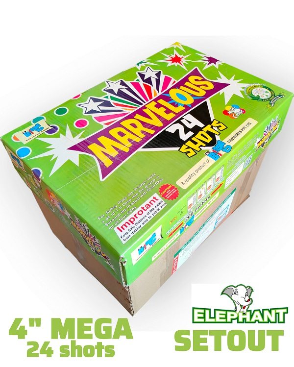 MARVELOUS 24SHOT INF ELEPHANT FIREWORKS