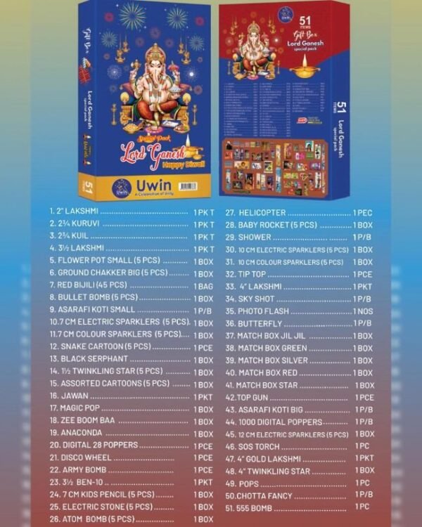 LORD GANESH  51 ITEM
